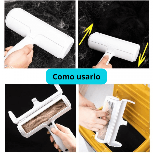 Pack quita-pelos + cepillo de vapor 3 en 1 Komypets - Image 6
