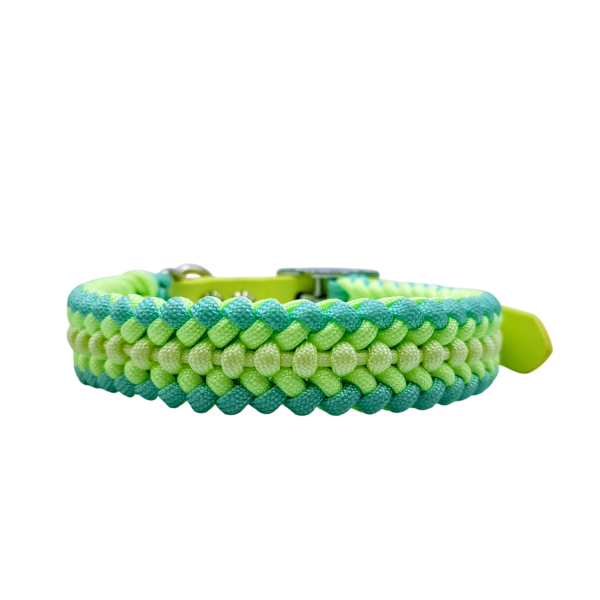 Collar paracord amarillo