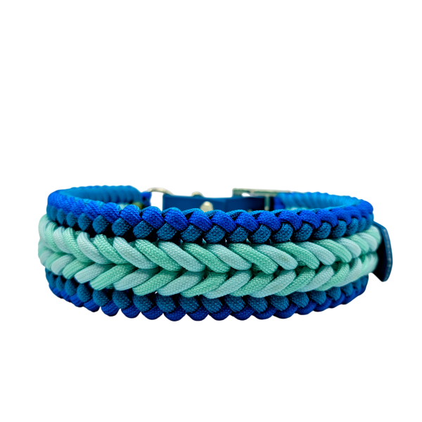 Collar paracord azul